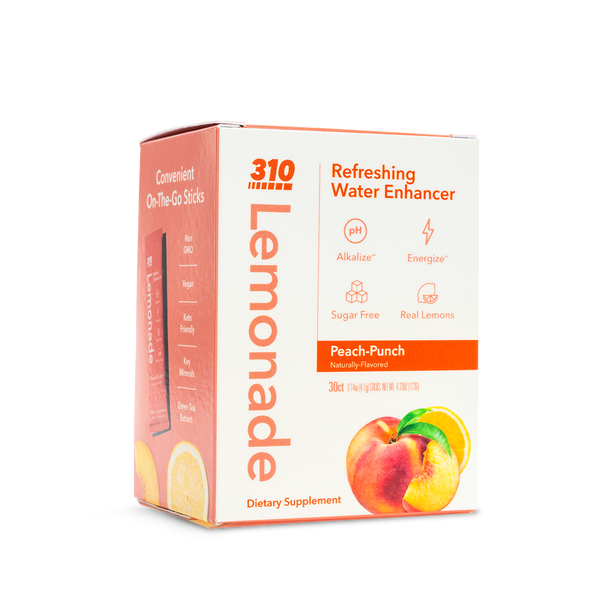 lemonade peach-punch flavored water enhancer