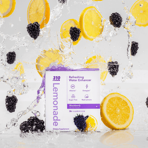 310 lemonade blackberry flavor with splashing lemons and blackberries