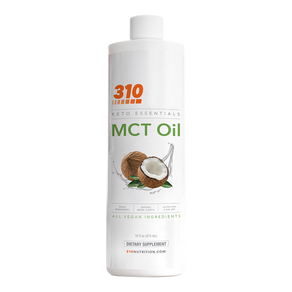 10 MCT Oil bottle in 16 oz (473 mL). 