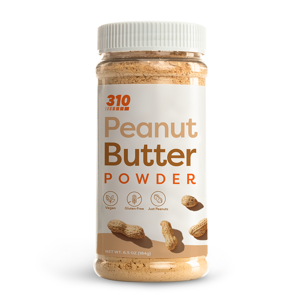 A jar of 310 Peanut Butter Powder