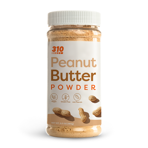 A jar of 310 Peanut Butter Powder