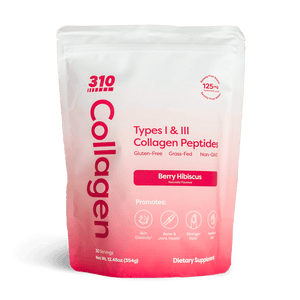 A pack of 310 Collagen Peptides Berry Hibiscus flavor.