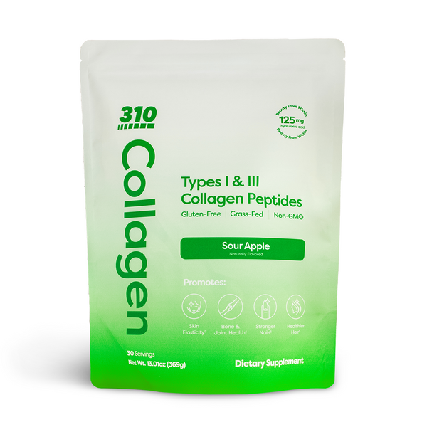 310 Types I & III collagen Sour Apple Collagen Peptides. 