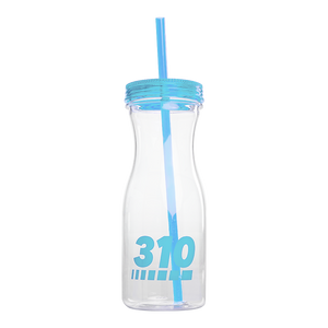 310 Turquoise Logo Carafe Cup