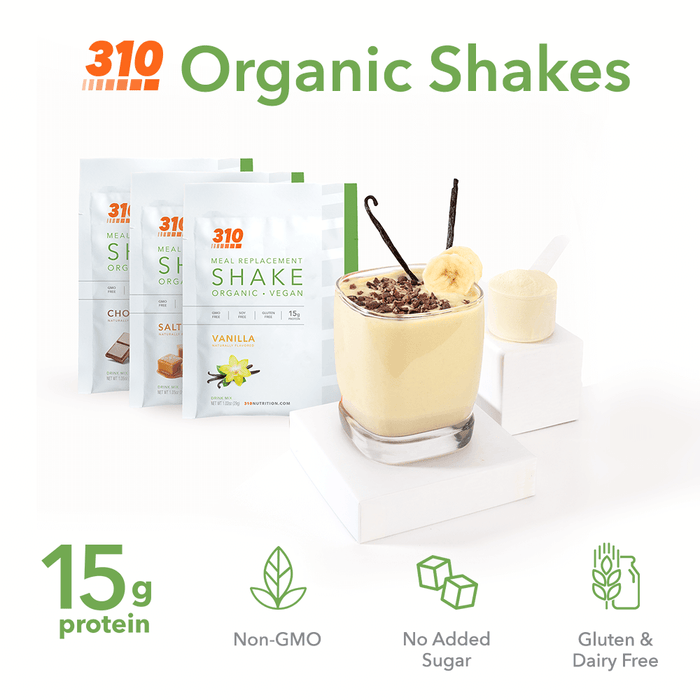 Organic Shake Variety Box | Meal Replacement Shakes | 310 Nutrition
