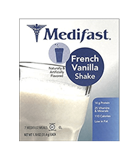 A Medifast French Vanilla Shake product.